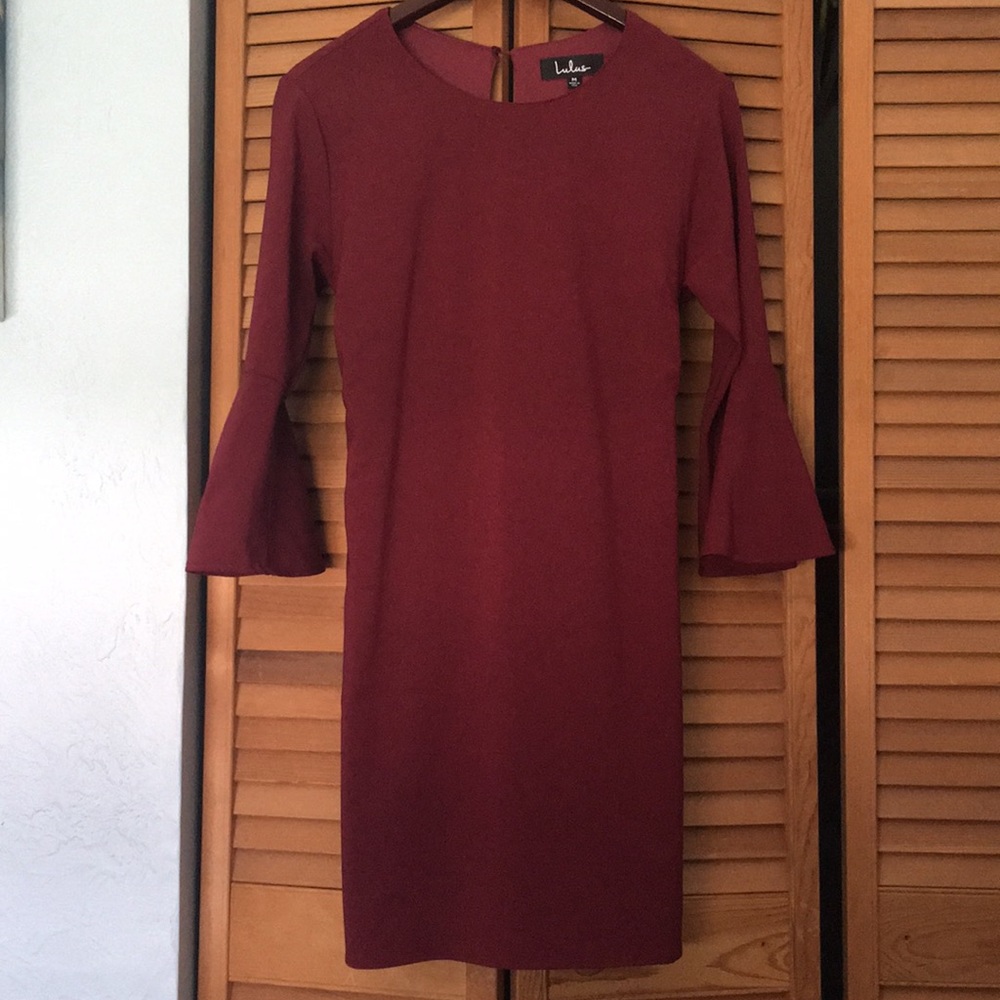 Maroon Lulus Dress